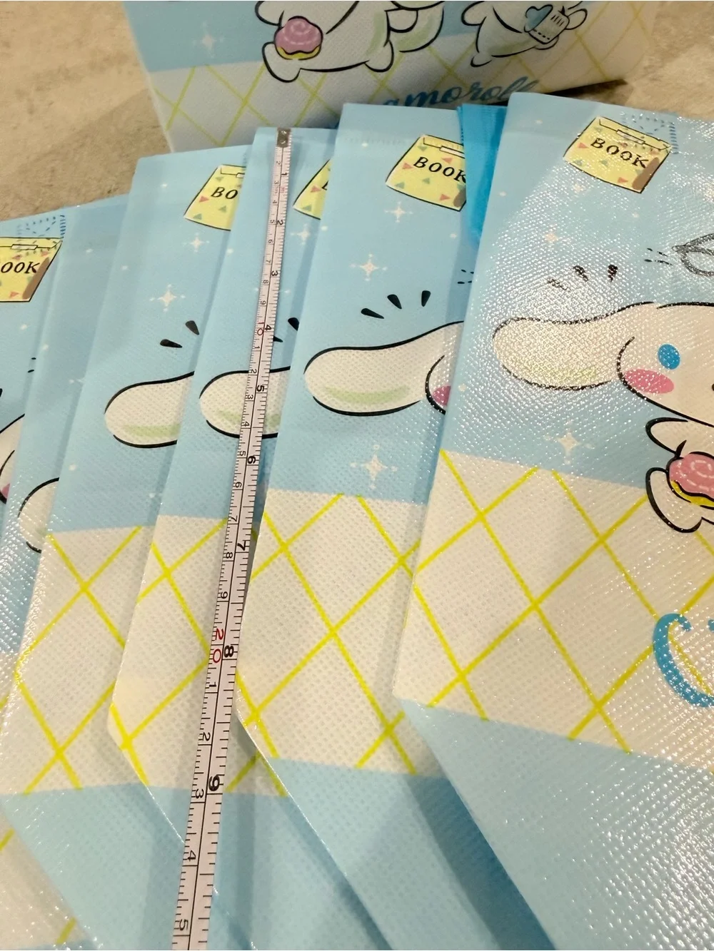 2/20 Cinnamoroll Sanrio 8 Gift Bags - Cute Party Favor Bags reusable sturdy bag